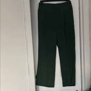Brand new,Dark Green Wide-Leg Trousers. Never worn. 4 packets.